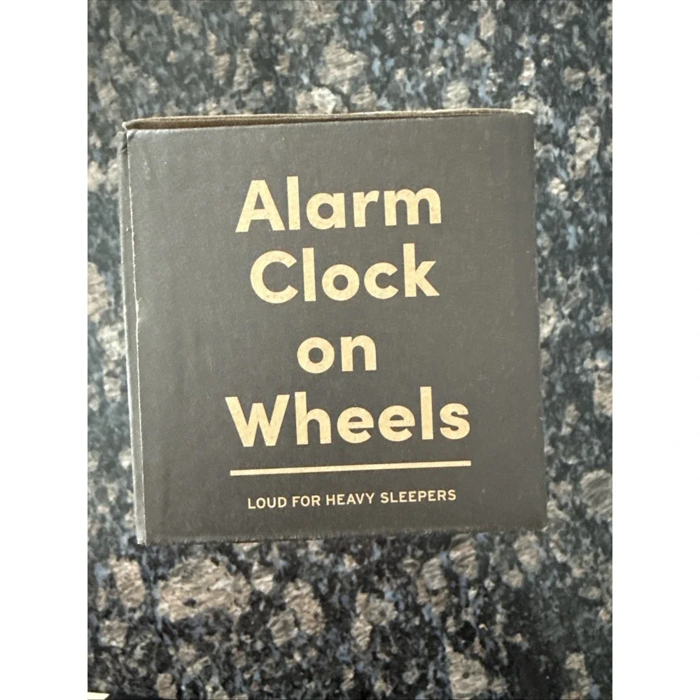 Clocky Alarm Clock on Wheels Run Away Alarm Clock NEW